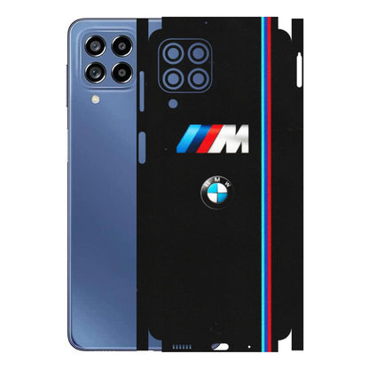 Samsung M/F/Note/Flip and C Phone Skins (All Models) - Styling With Black BMW - Matte Finish (M-74) Samsung Galaxy M53 (5G)
