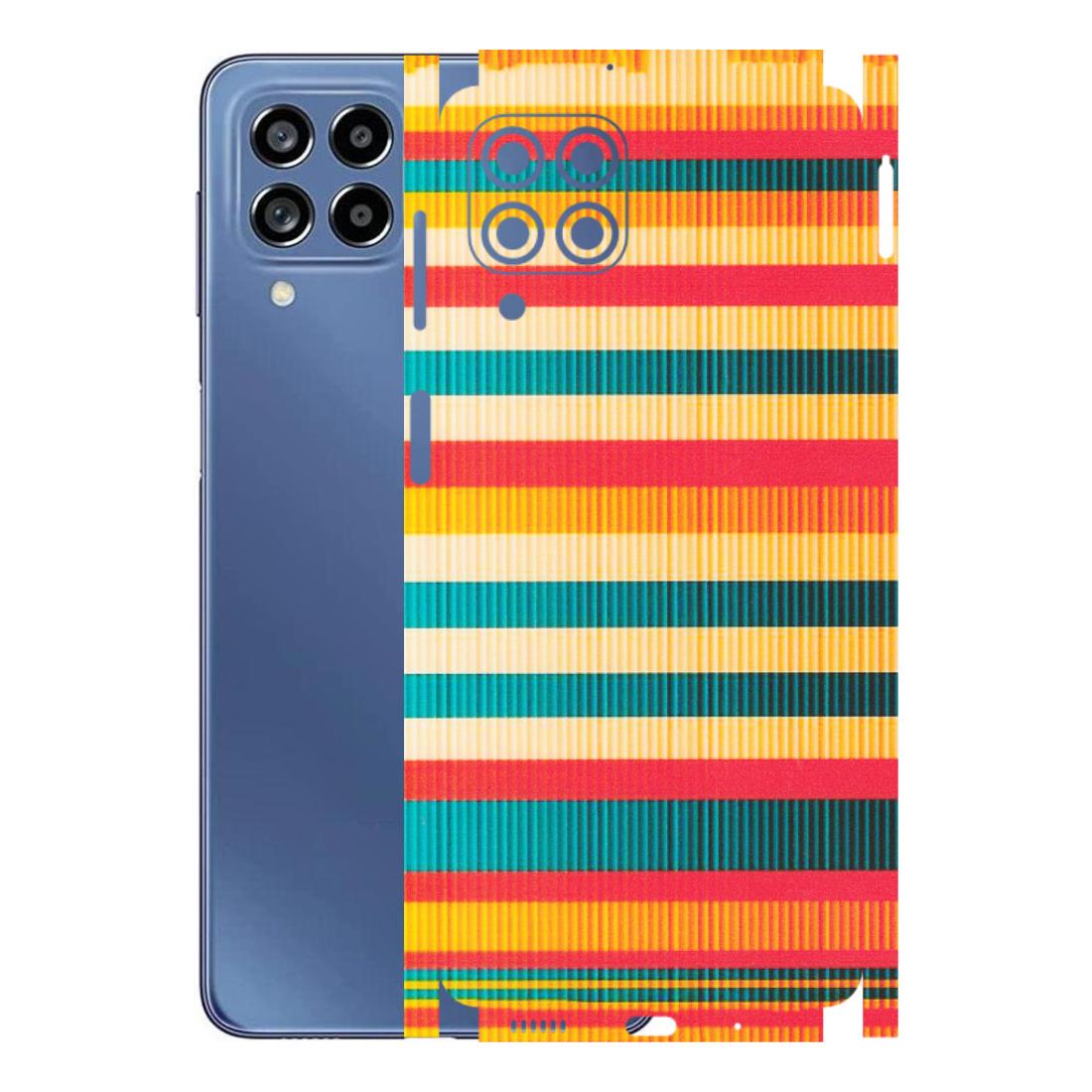 Samsung M/F/Note/Flip and C Phone Skins (All Models) - Colourful Stripes Soothing Effect - Matte Finish (M-86) Samsung Galaxy M53 (5G)