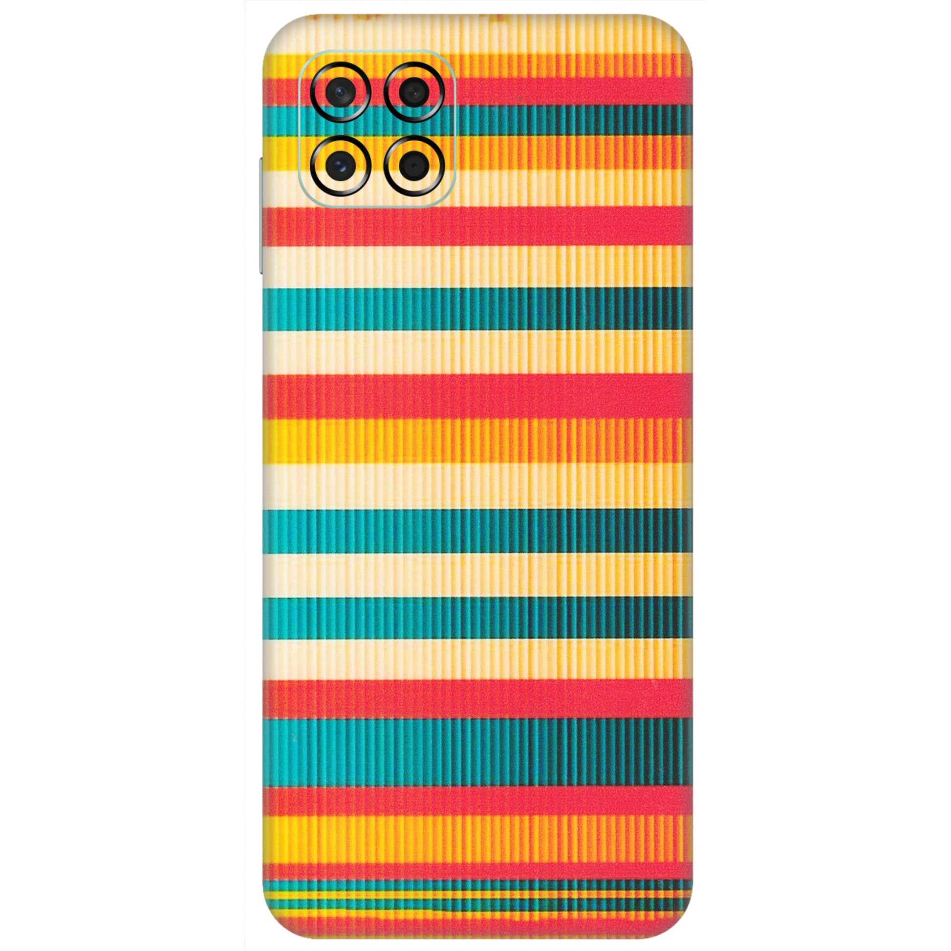 Samsung M/F/Note/Flip and C Phone Skins (All Models) - Colourful Stripes Soothing Effect - Matte Finish (M-86) Samsung Galaxy M53 (5G)