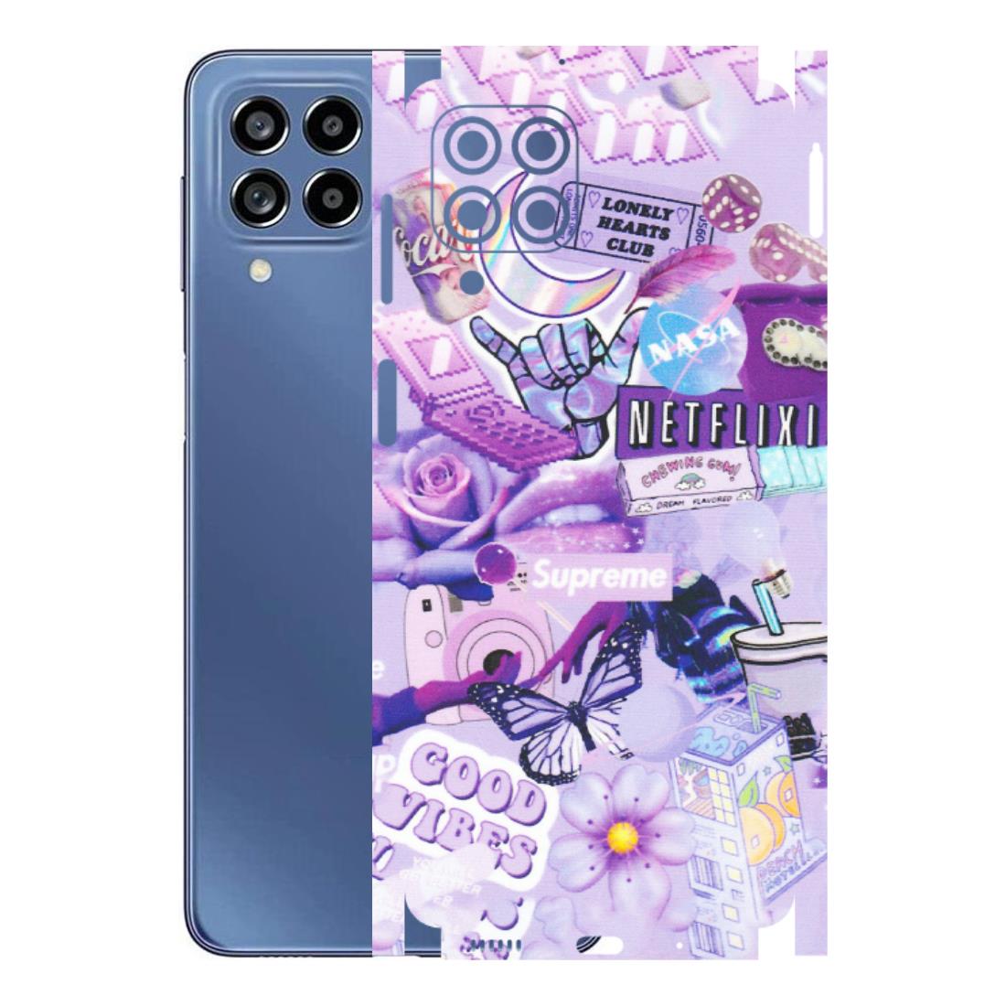 Samsung M/F/Note/Flip and C Phone Skins (All Models) - Supreme Purple Magic - Matte Finish (M-88) Samsung Galaxy M53 (5G)