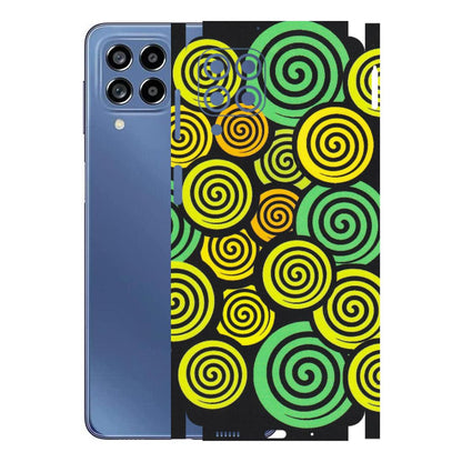 Samsung M/F/Note/Flip and C Phone Skins (All Models) - Crazy Spiral - Matte Finish (M-91) Samsung Galaxy M53 (5G)