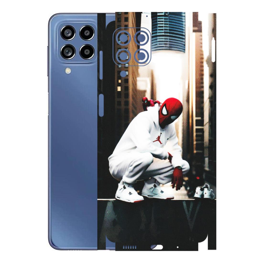 Samsung M/F/Note/Flip and C Phone Skins (All Models) - Sportsman Spider Man - Matte Finish (M-94) Samsung Galaxy M53 (5G)