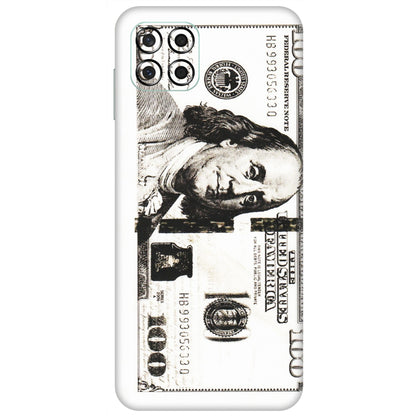 Samsung M/F/Note/Flip and C Phone Skins (All Models) - 100 Dollar Currency - Transparent Finish (T-01) Samsung Galaxy M53 (5G)