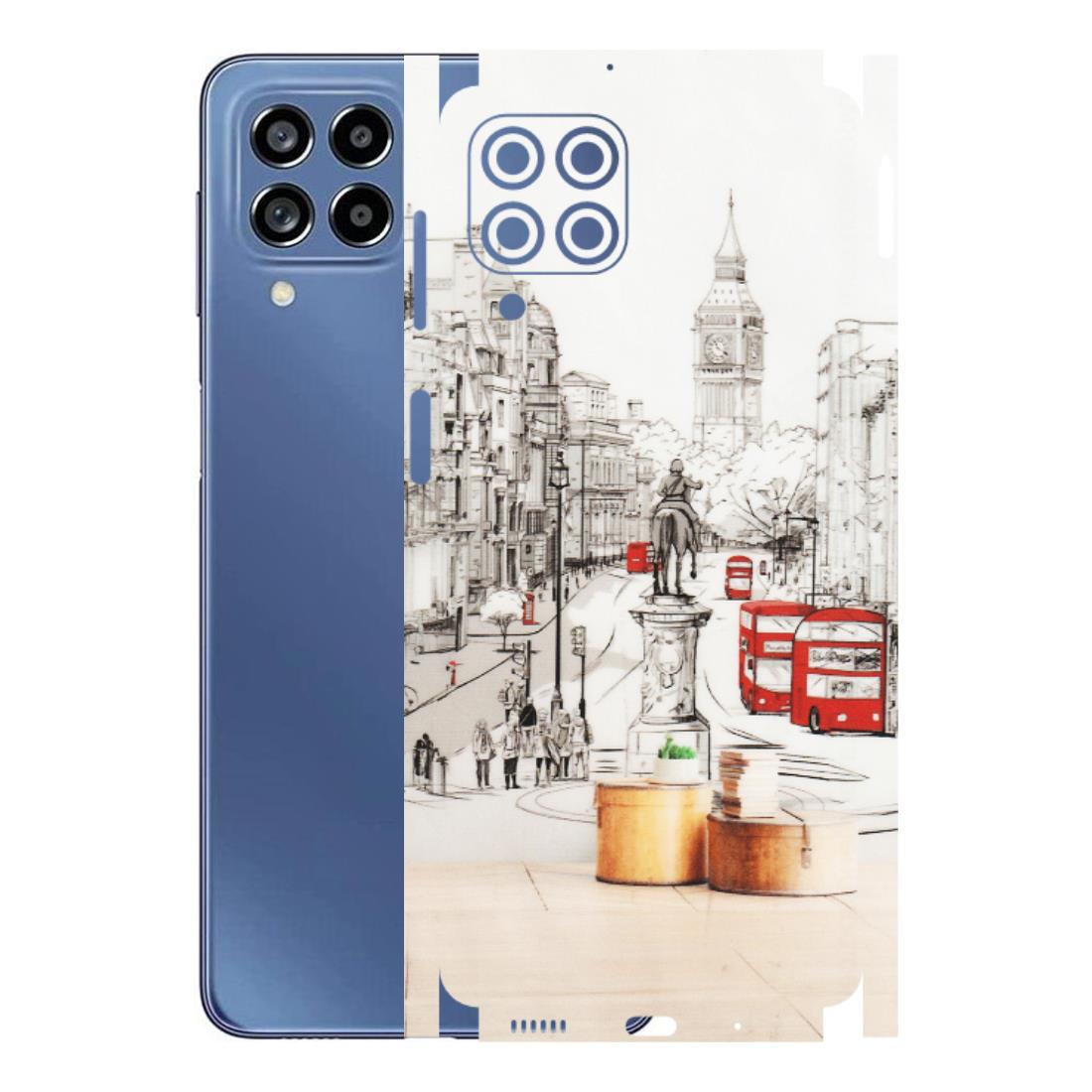 Samsung M/F/Note/Flip and C Phone Skins (All Models) - London Street - Transparent Finish (T-02) Samsung Galaxy M53 (5G)