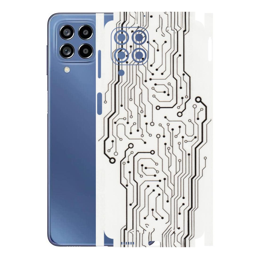 Samsung M/F/Note/Flip and C Phone Skins (All Models) - Tech Circuits - Transparent Finish (T-03) Samsung Galaxy M53 (5G)