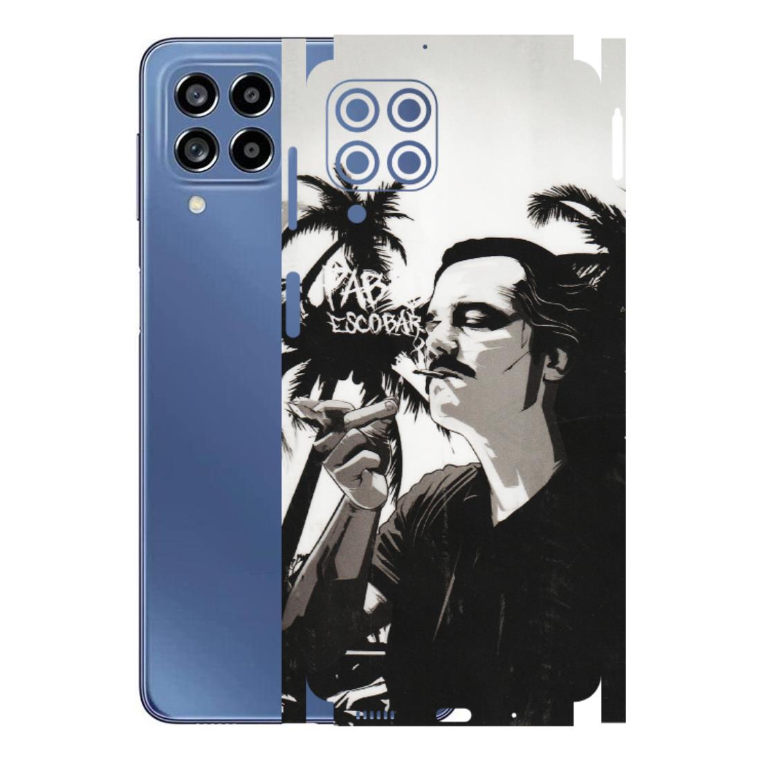 Samsung M/F/Note/Flip and C Phone Skins (All Models) - Pab Escobar - Transparent Finish (T-05) Samsung Galaxy M53 (5G)