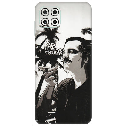 Samsung M/F/Note/Flip and C Phone Skins (All Models) - Pab Escobar - Transparent Finish (T-05) Samsung Galaxy M53 (5G)