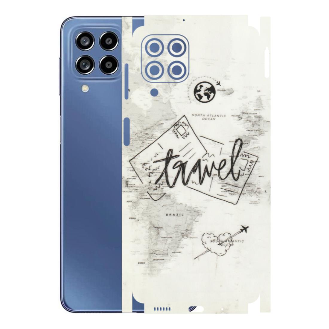 Samsung M/F/Note/Flip and C Phone Skins (All Models) - Travel Ticket - Transparent Finish (T-06) Samsung Galaxy M53 (5G)