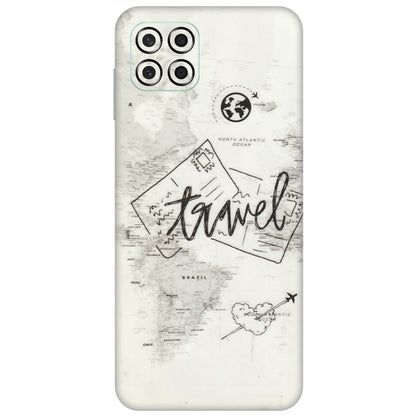 Samsung M/F/Note/Flip and C Phone Skins (All Models) - Travel Ticket - Transparent Finish (T-06) Samsung Galaxy M53 (5G)