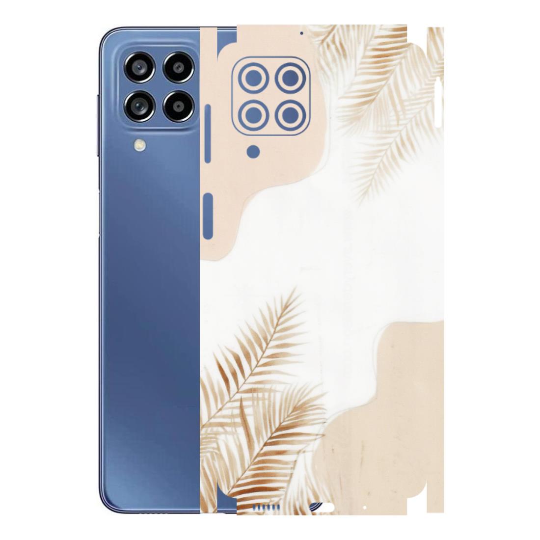 Samsung M/F/Note/Flip and C Phone Skins (All Models) - Gold Petals Abstract - Transparent Finish (T-08) Samsung Galaxy M53 (5G)