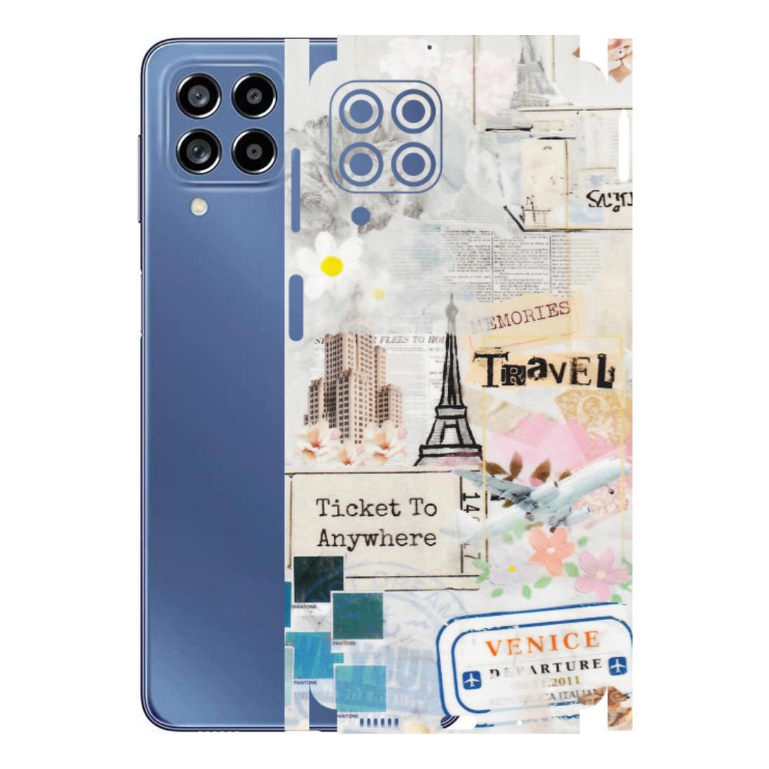 Samsung M/F/Note/Flip and C Phone Skins (All Models) - Travel Memories - Transparent Finish (T-09) Samsung Galaxy M53 (5G)
