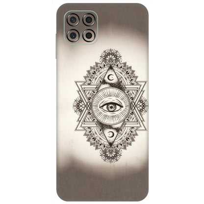 Samsung M/F/Note/Flip and C Phone Skins (All Models) - Illuminati Great Eye - Transparent Finish (T-14) Samsung Galaxy M53 (5G)