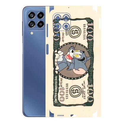 Samsung M/F/Note/Flip and C Phone Skins (All Models) - One Hundred Dollar Tom - Transparent Finish (T-16) Samsung Galaxy M53 (5G)
