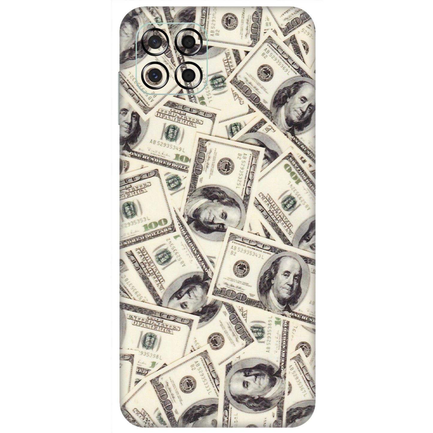 Samsung M/F/Note/Flip and C Phone Skins (All Models) - Dollar Lover - Transparent Finish (T-17) Samsung Galaxy M53 (5G)