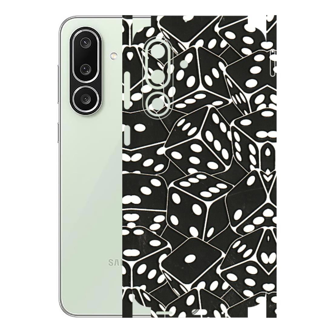 Samsung M/F/Note/Flip and C Phone Skins (All Models) - Big Black Dices - 3D Embossed Finish (L-106) Samsung Galaxy M56