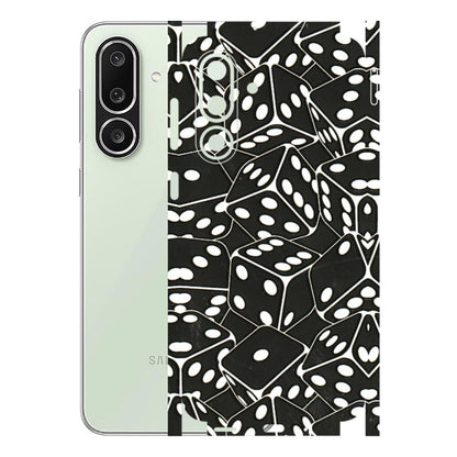 Samsung M/F/Note/Flip and C Phone Skins (All Models) - Big Black Dices - 3D Embossed Finish (L-106) Samsung Galaxy M56