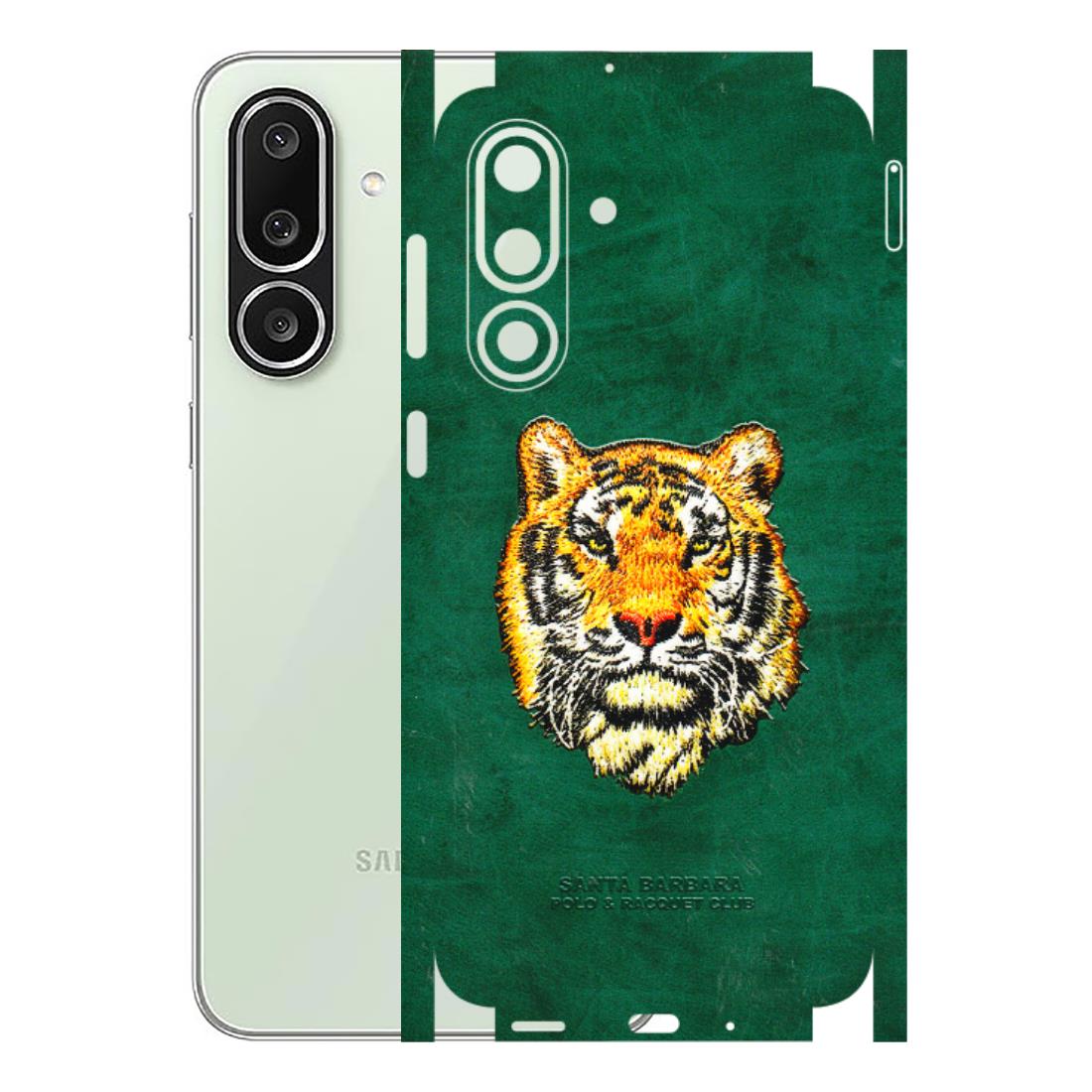 Samsung M/F/Note/Flip and C Phone Skins (All Models) - Leather Feel Tiger - 3D Embossed Finish (L-111) Samsung Galaxy M56