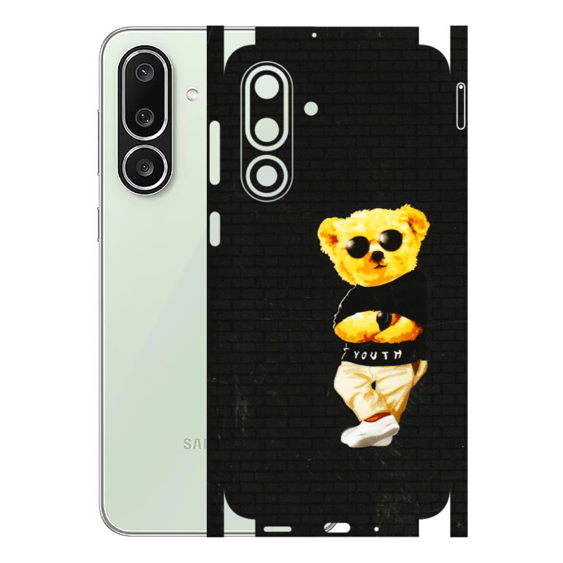 Samsung M/F/Note/Flip and C Phone Skins (All Models) - Classy Teddy Bear - 3D Embossed Finish (L-116) Samsung Galaxy M56