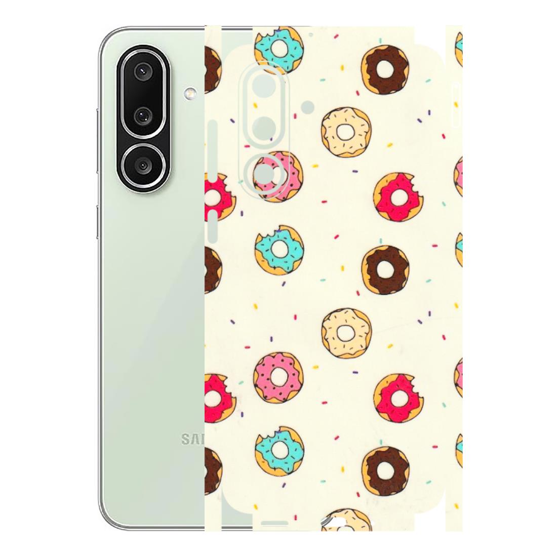 Samsung M/F/Note/Flip and C Phone Skins (All Models) - Mini Donuts Doodle Art - 3D Embossed Finish (L-122) Samsung Galaxy M56