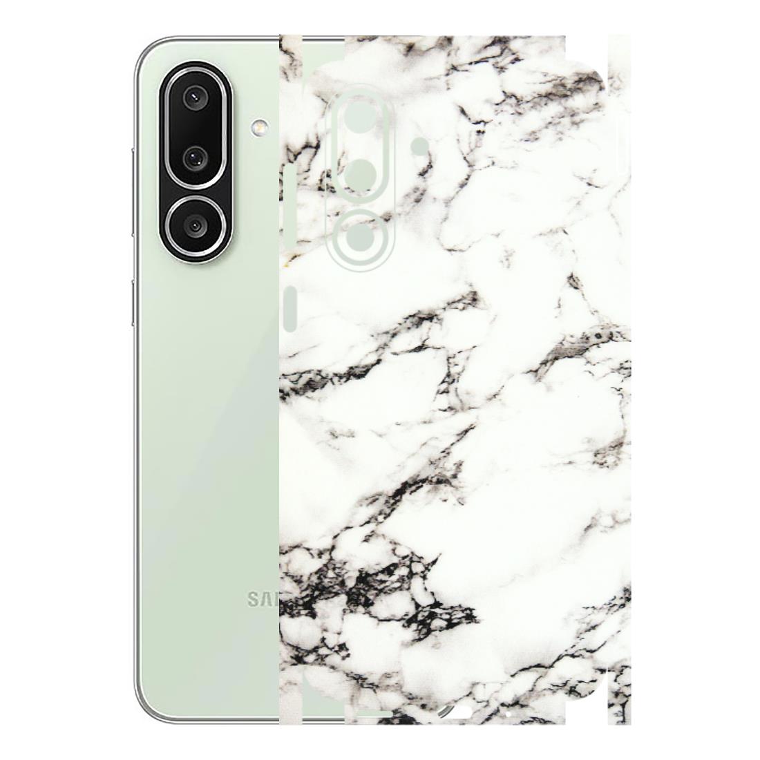 Samsung M/F/Note/Flip and C Phone Skins (All Models) - Black and White Marble Texture - 3D Embossed Finish (L-124) Samsung Galaxy M56