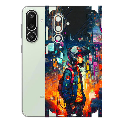 Samsung M/F/Note/Flip and C Phone Skins (All Models) - Street Anime Guy - 3D Embossed Finish (L-158) Samsung Galaxy M56