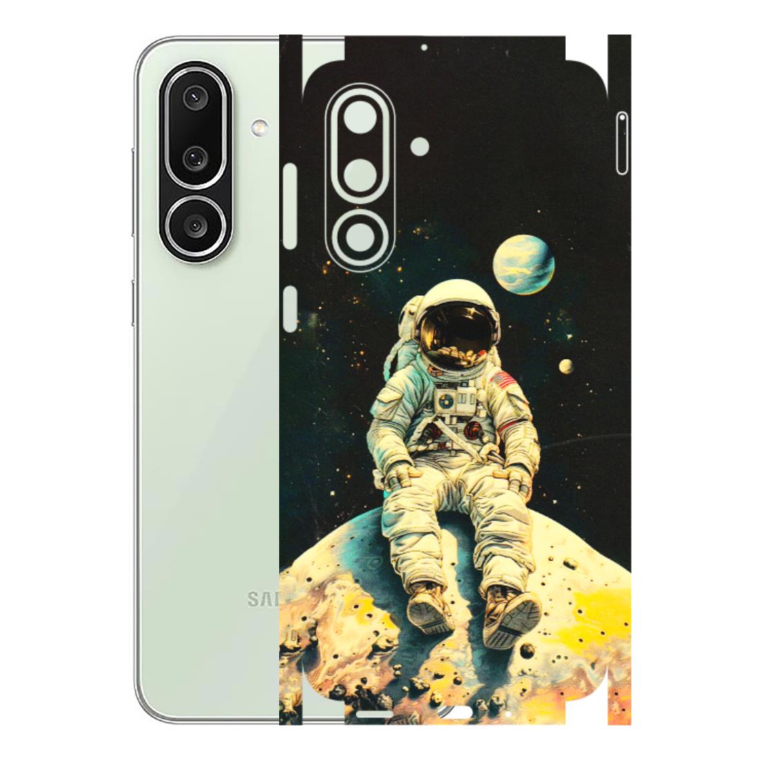 Samsung M/F/Note/Flip and C Phone Skins (All Models) - Astronaut in Space - 3D Embossed Finish (L-16) Samsung Galaxy M56