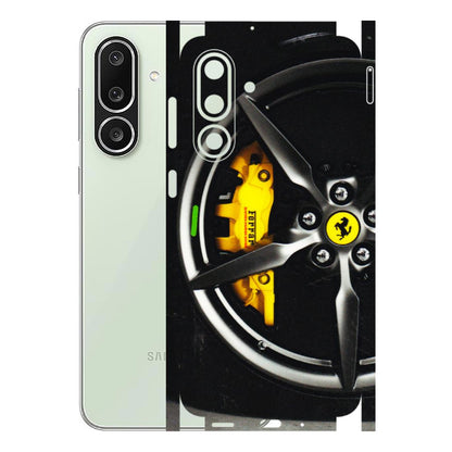 Samsung M/F/Note/Flip and C Phone Skins (All Models) - Ferrari Wheel Alloy - 3D Embossed Finish (L-173) Samsung Galaxy M56