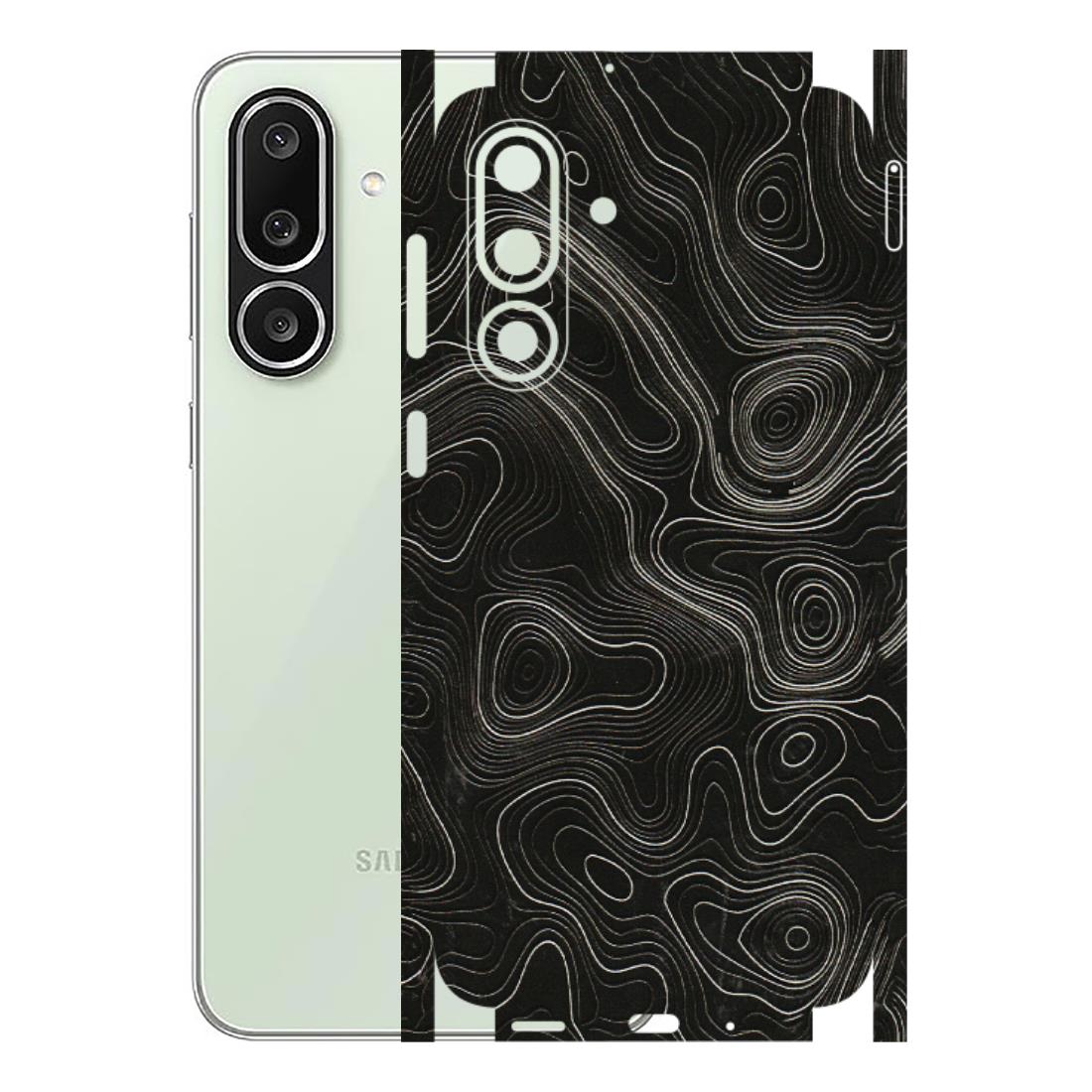 Samsung M/F/Note/Flip and C Phone Skins (All Models) - Black Swirl - 3D Embossed Finish (L-196) Samsung Galaxy M56