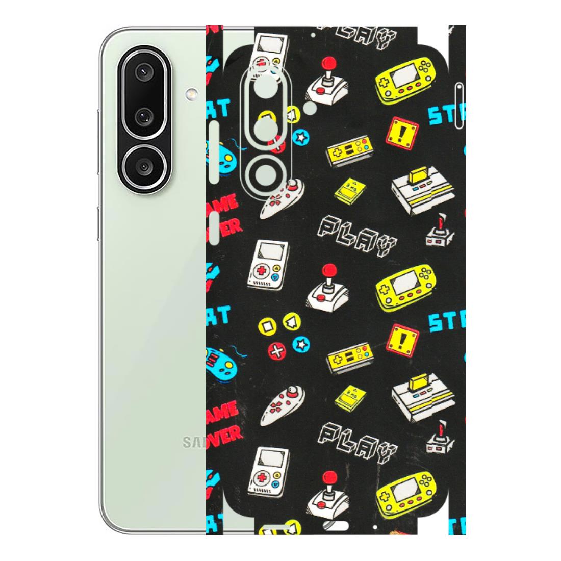 Samsung M/F/Note/Flip and C Phone Skins (All Models) - Gaming Doodles - 3D Embossed Finish (L-224) Samsung Galaxy M56