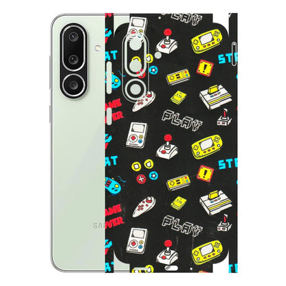 Samsung M/F/Note/Flip and C Phone Skins (All Models) - Gaming Doodles - 3D Embossed Finish (L-224) Samsung Galaxy M56