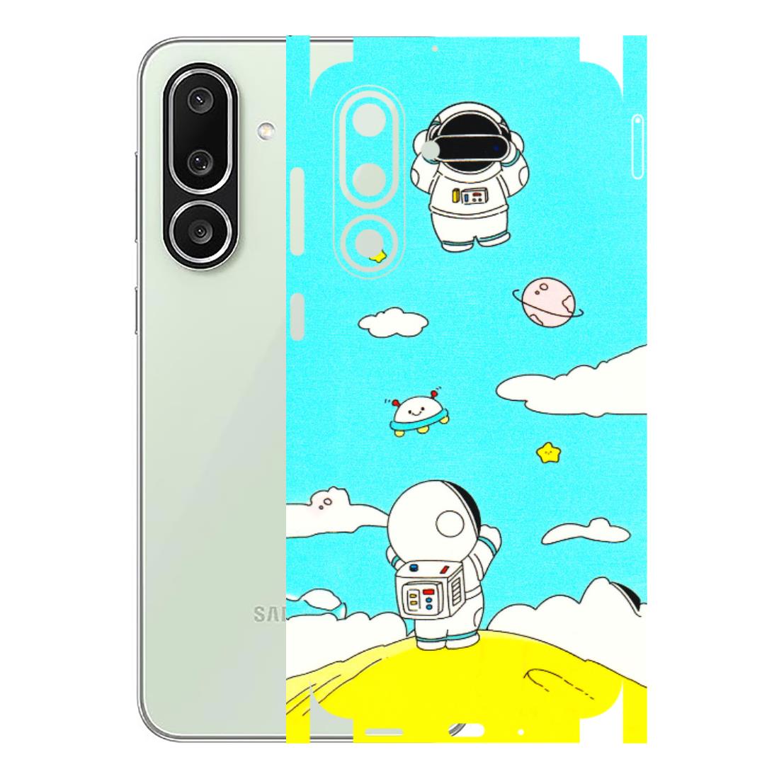 Samsung M/F/Note/Flip and C Phone Skins (All Models) - Blue Skies Astro Float - 3D Embossed Finish (L-230) Samsung Galaxy M56
