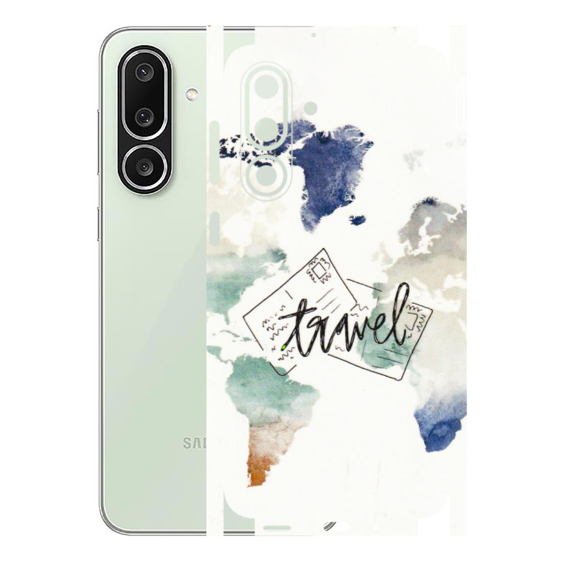 Samsung M/F/Note/Flip and C Phone Skins (All Models) - Travel The World - 3D Embossed Finish (L-232) Samsung Galaxy M56