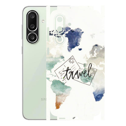 Samsung M/F/Note/Flip and C Phone Skins (All Models) - Travel The World - 3D Embossed Finish (L-232) Samsung Galaxy M56