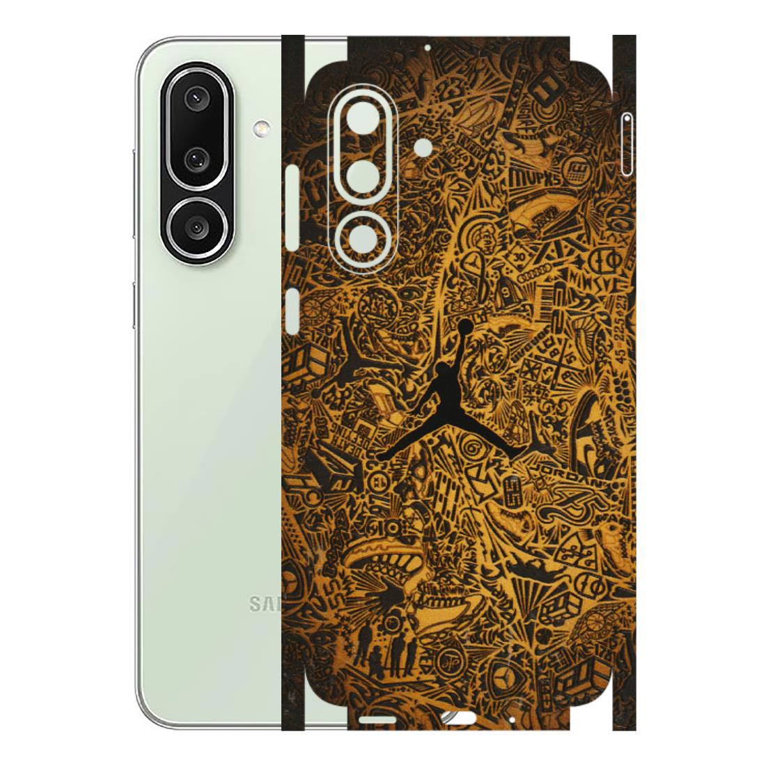 Samsung M/F/Note/Flip and C Phone Skins (All Models) - Premium Gold Basketball Player - 3D Embossed Finish (L-236) Samsung Galaxy M56