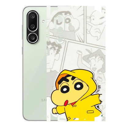 Samsung M/F/Note/Flip and C Phone Skins (All Models) - Yellow Shinchan Comic - 3D Embossed Finish (L-246) Samsung Galaxy M56