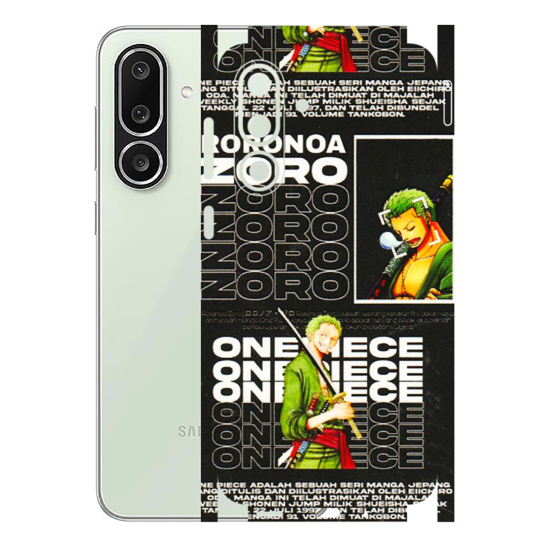 Samsung M/F/Note/Flip and C Phone Skins (All Models) - One Piece Zoro - 3D Embossed Finish (L-250) Samsung Galaxy M56