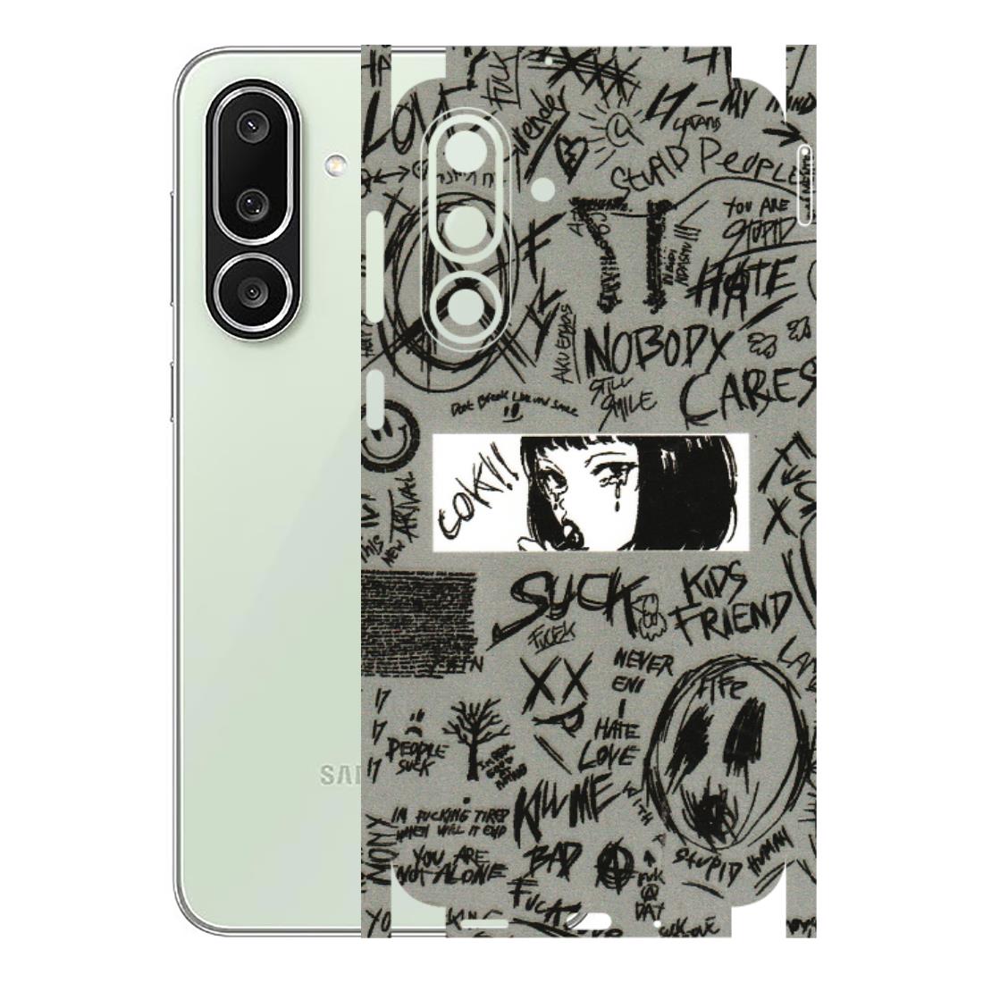 Samsung M/F/Note/Flip and C Phone Skins (All Models) - Never Have Love Anime - 3D Embossed Finish (L-260) Samsung Galaxy M56