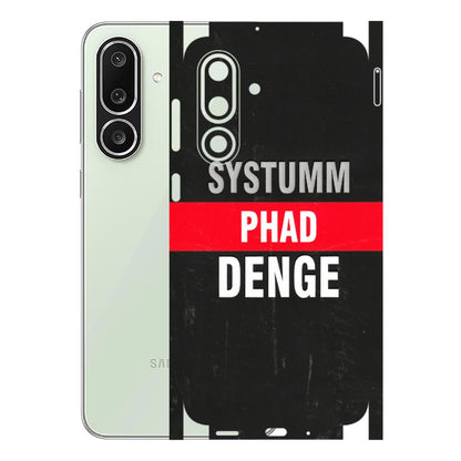 Samsung M/F/Note/Flip and C Phone Skins (All Models) - Systumm Phad Denge - 3D Embossed Finish (L-278) Samsung Galaxy M56