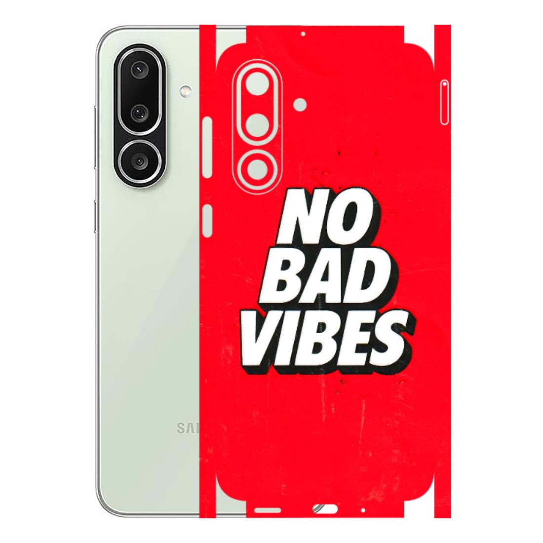 Samsung M/F/Note/Flip and C Phone Skins (All Models) - No Bad Vibes - 3D Embossed Finish (L-280) Samsung Galaxy M56