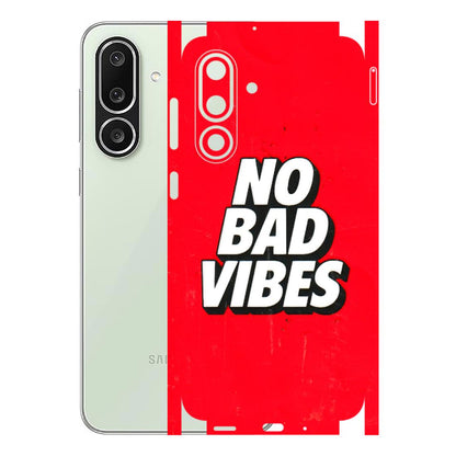 Samsung M/F/Note/Flip and C Phone Skins (All Models) - No Bad Vibes - 3D Embossed Finish (L-280) Samsung Galaxy M56