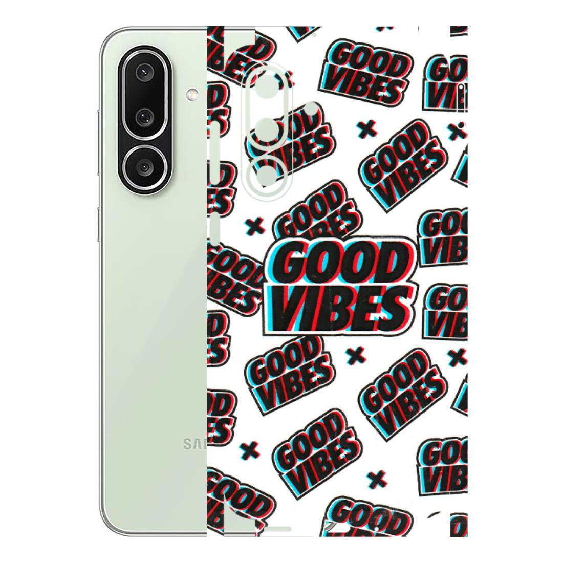 Samsung M/F/Note/Flip and C Phone Skins (All Models) - Good Vibes - 3D Embossed Finish (L-282) Samsung Galaxy M56
