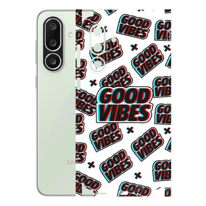 Samsung M/F/Note/Flip and C Phone Skins (All Models) - Good Vibes - 3D Embossed Finish (L-282) Samsung Galaxy M56