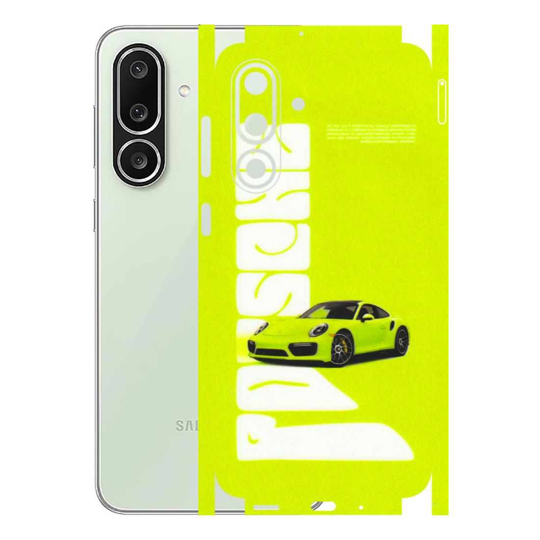 Samsung M/F/Note/Flip and C Phone Skins (All Models) - Lime Green Porche - 3D Embossed Finish (L-30) Samsung Galaxy M56