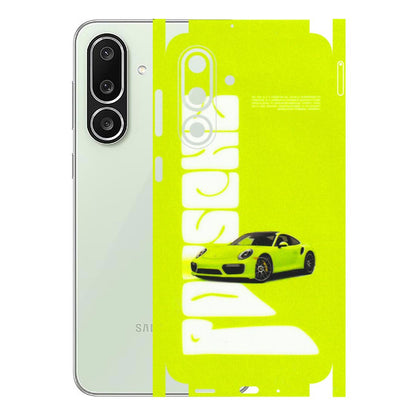 Samsung M/F/Note/Flip and C Phone Skins (All Models) - Lime Green Porche - 3D Embossed Finish (L-30) Samsung Galaxy M56