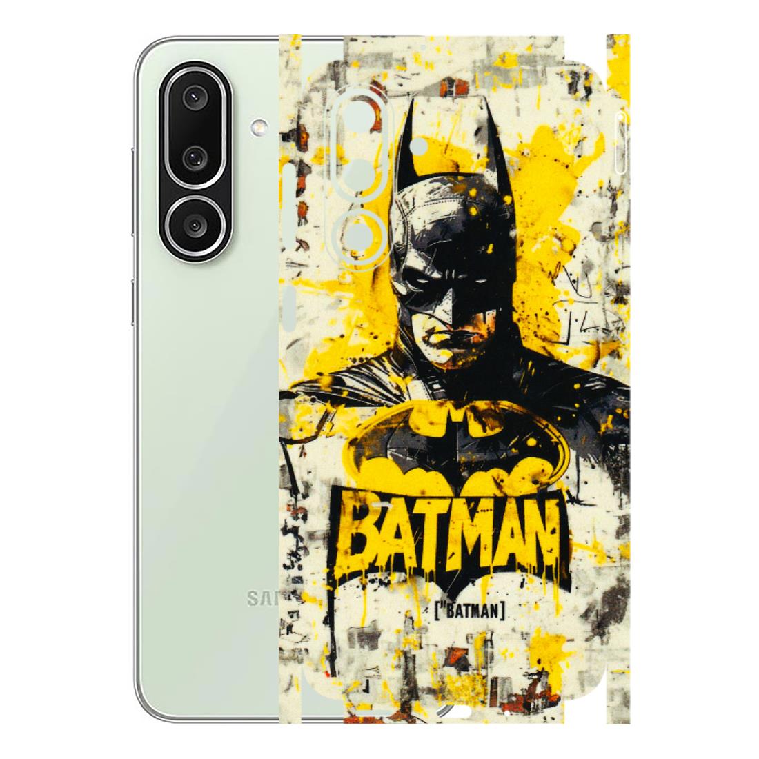 Samsung M/F/Note/Flip and C Phone Skins (All Models) - Batman Yellow BT - 3D Embossed Finish (L-304) Samsung Galaxy M56