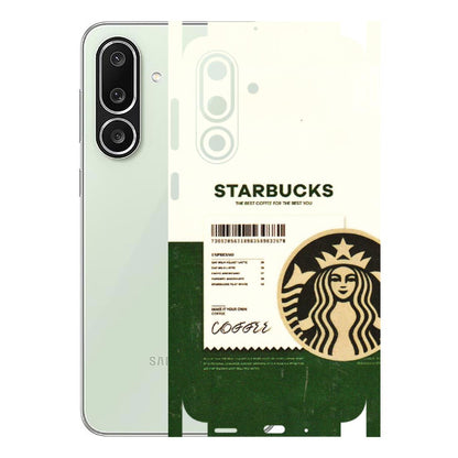 Samsung M/F/Note/Flip and C Phone Skins (All Models) - Starbucks Barcode - 3D Embossed Finish (L-308) Samsung Galaxy M56