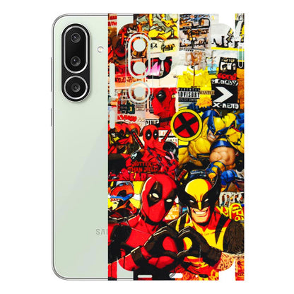 Samsung M/F/Note/Flip and C Phone Skins (All Models) - Spidy Wolverine - 3D Embossed Finish (L-310) Samsung Galaxy M56
