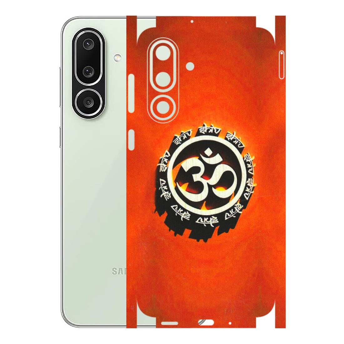 Samsung M/F/Note/Flip and C Phone Skins (All Models) - Aum Shiv Orange - 3D Embossed Finish (L-32) Samsung Galaxy M56