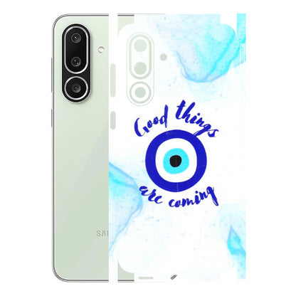 Samsung M/F/Note/Flip and C Phone Skins (All Models) - Evil Eye Good Things Are Coming - 3D Embossed Finish (L-322) Samsung Galaxy M56