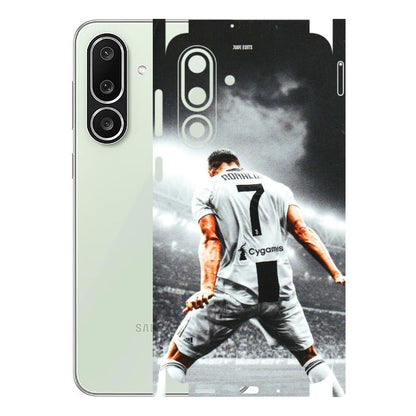 Samsung M/F/Note/Flip and C Phone Skins (All Models) - Ronaldo CR7 Crazy - 3D Embossed Finish (L-44) Samsung Galaxy M56